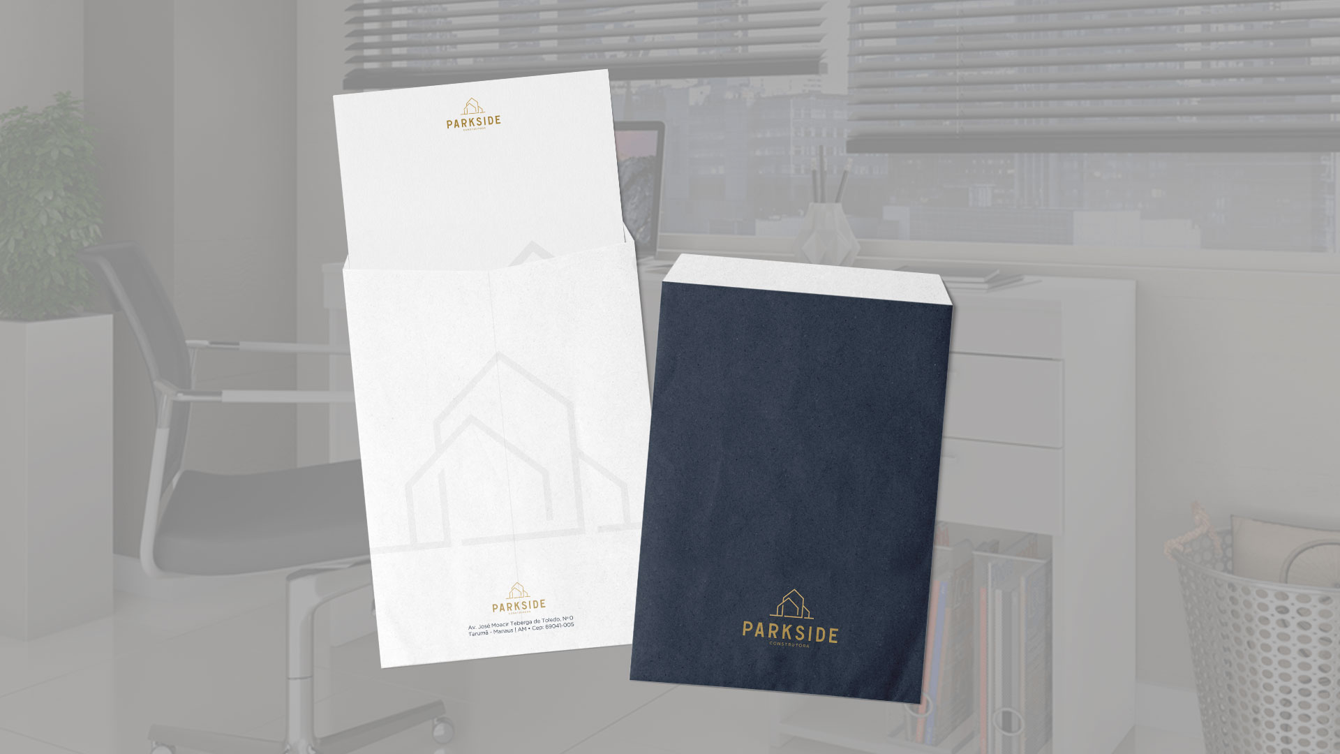 Aplicação da Marca Parkside em Envelope