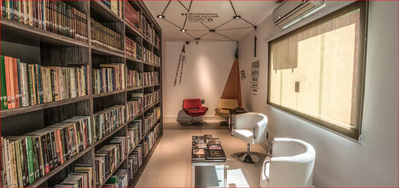 Sala de espera da RED Agency